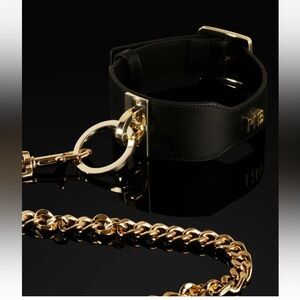 Honey birdette collar and leash. Never used.